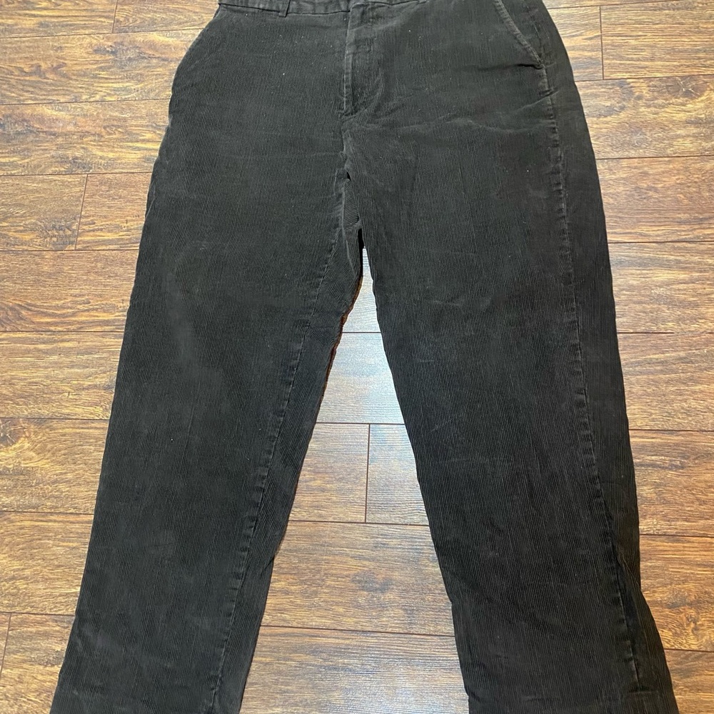 Denver Hayes Men's Dark Corduroy Trousers